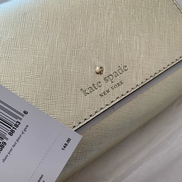 NEW Kate Spade Cami Metallic Gold Crossbody Bag - Picture 10 of 12